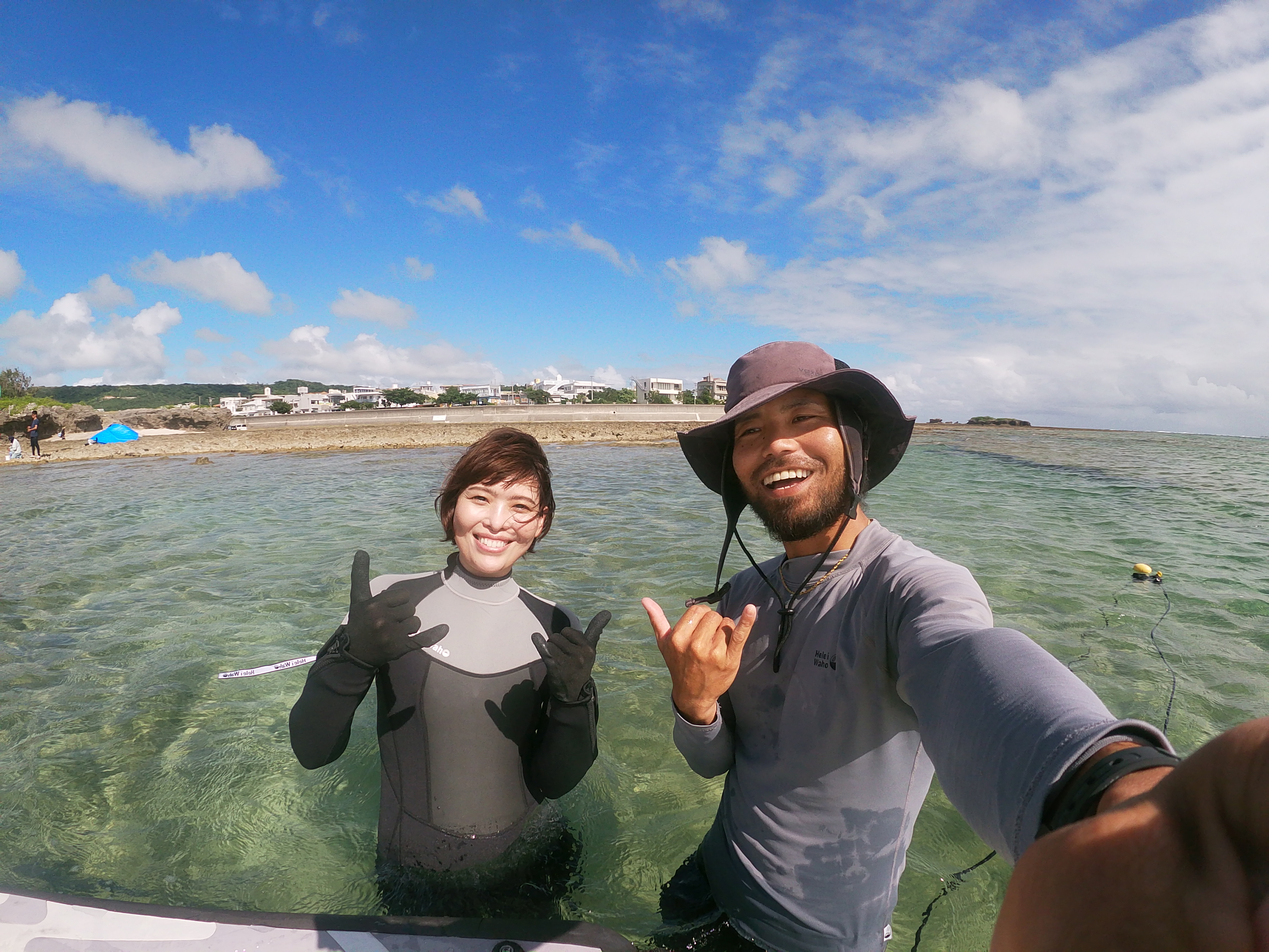 沖縄でサーフィンデビュー！同僚に感化されて始めたくなっちゃった！